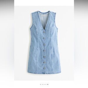 The A&F Mara Demin Vest Mini Dress